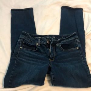 American eagle stretch straight leg jeans size 8 regular